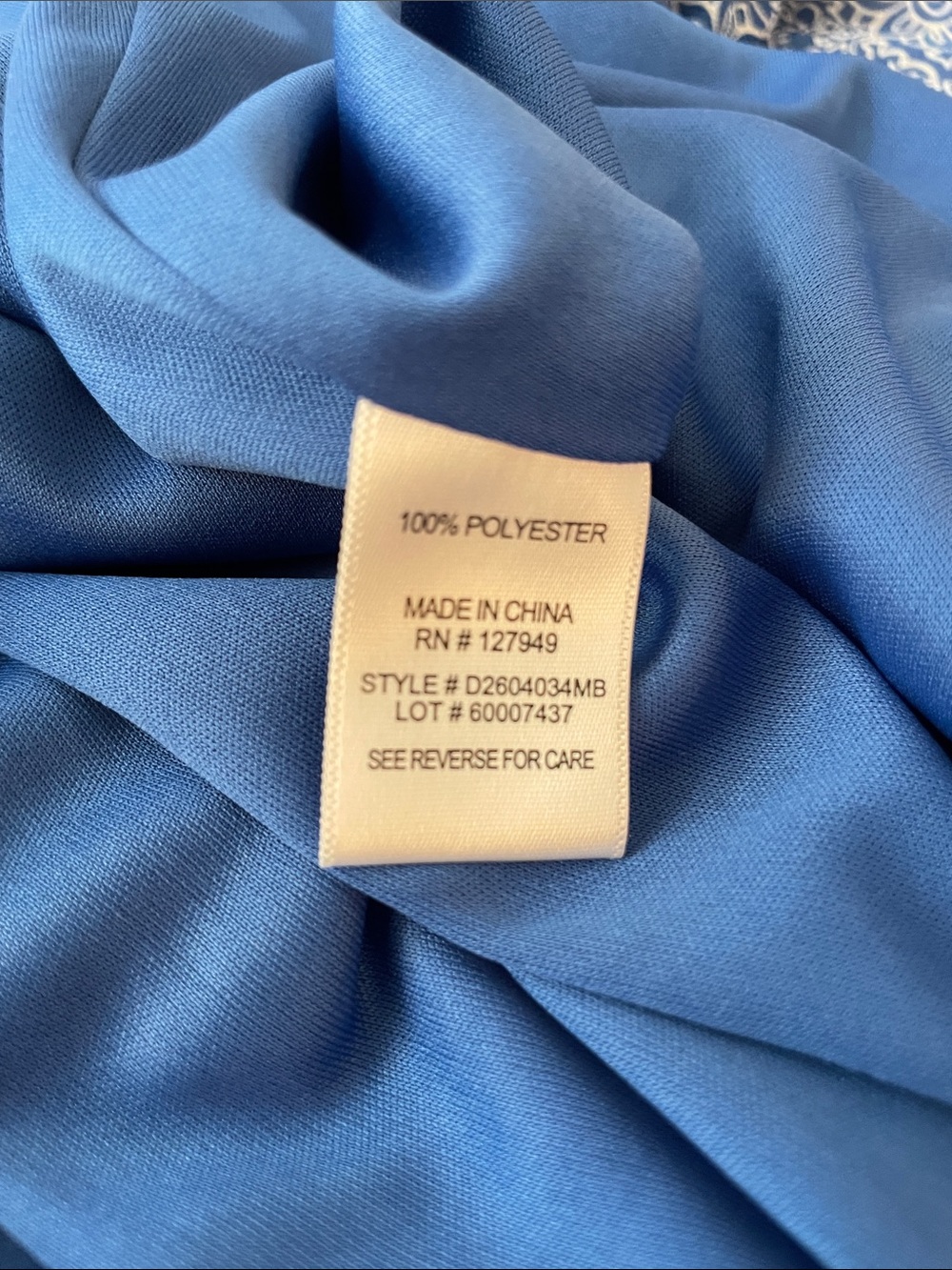 Blue Printed Halter Midi Dress with Waist Tie by Ann Taylor - Picture 10 of 11